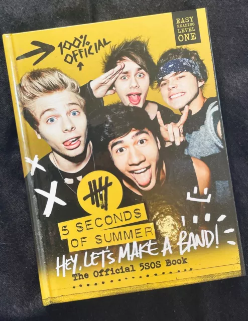 5SOS 5 Seconds of Summer Official Book 'Hey Let's Make A Band' 2014 Edition