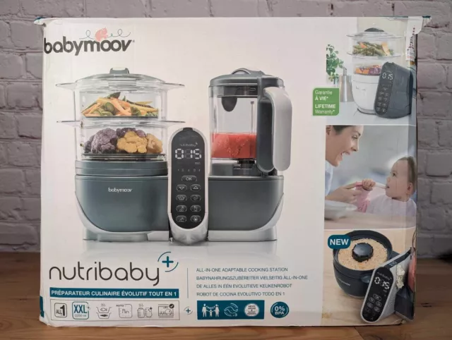 Babymoov Nutribaby+ Processor Food For Baby Steamed And Blender