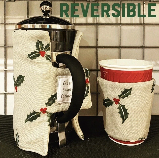 Caffettiere, copertura stampa francese e manica tazza caffè - Sophie Allport Holly & Berry
