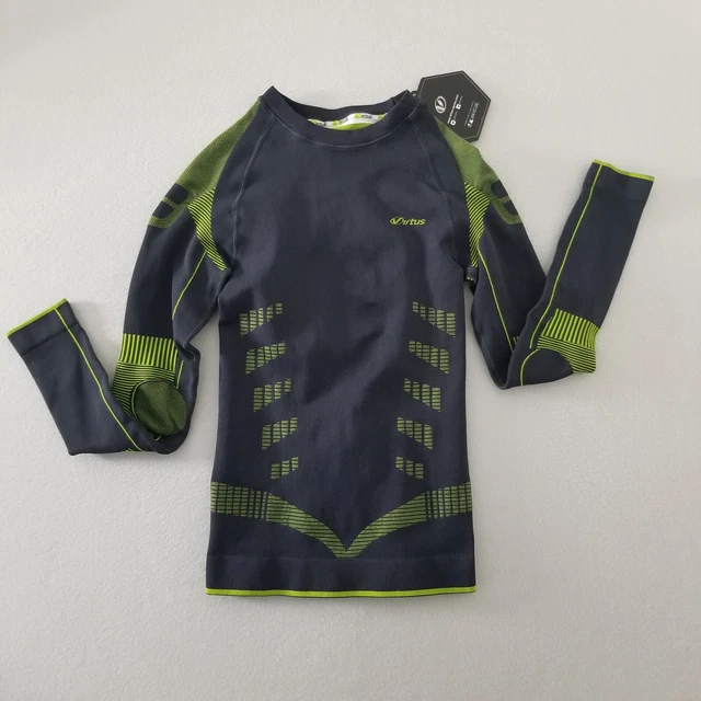 Virtus Sport Shirt Youth Men Medium Long Sleeve Emana Compression Activewear