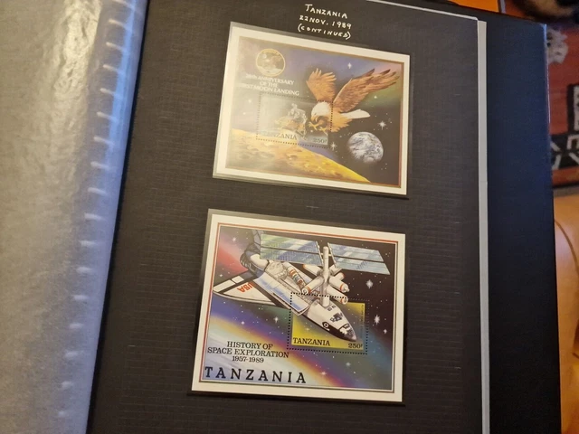 Tanzania 1989 Sg Ms686 History Of Space Exploration Mnh