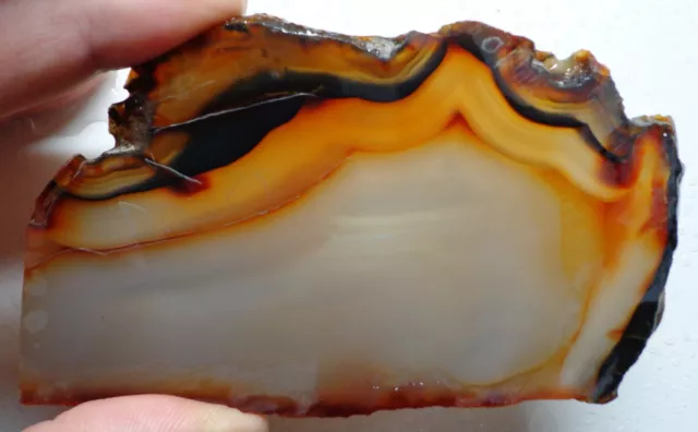 WRG- Carnelian Agate 82 grams Slab Lapidary Old Stock