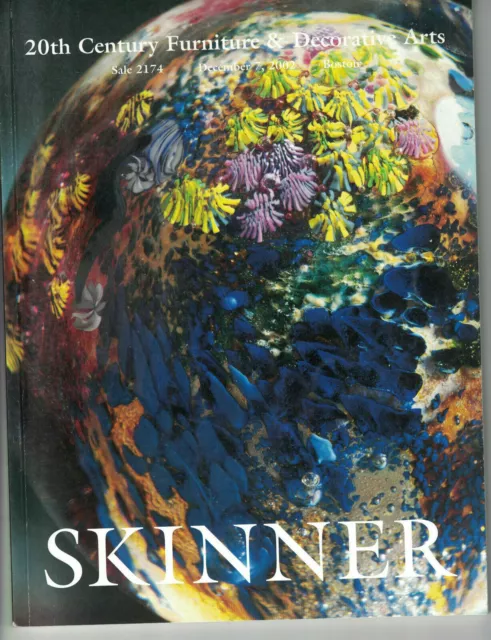 Skinner 20th C Furniture & Decorative Arts Tiffany Stickley Auction Catalog 2002