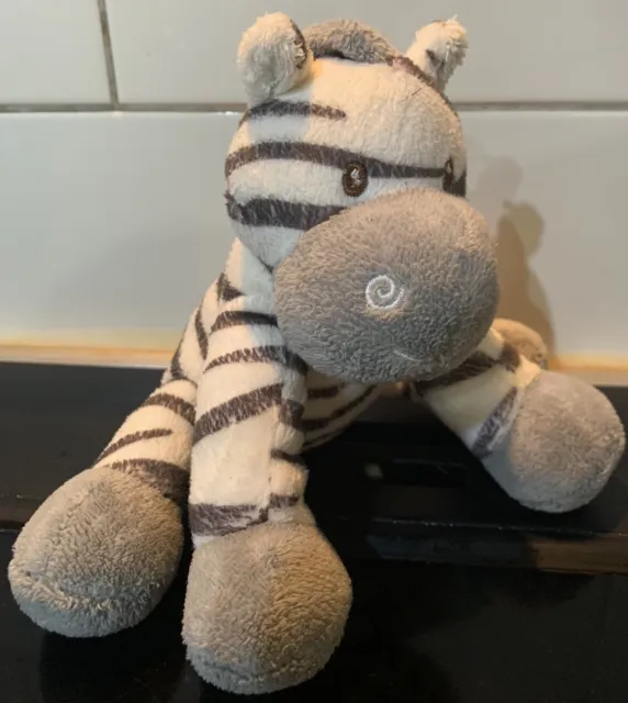 Suki - Jungle Friends - Zooma Grey & White Zebra Cuddly  6" Soft Toy