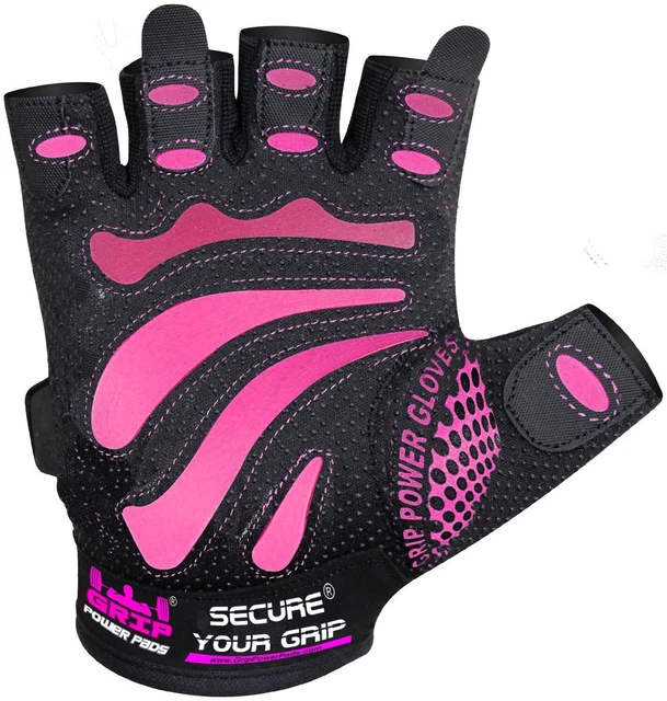 WOMEN'S FIT WEIGHT LIFTING MIMI GLOVES Ladies Gym Workout Cross Training PINK