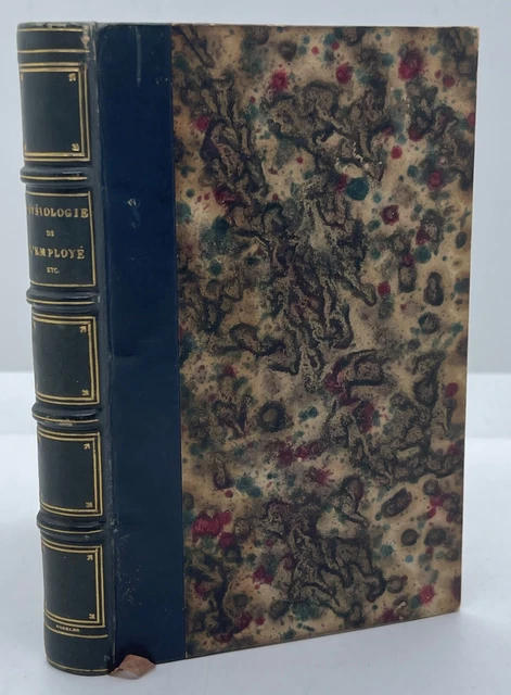 Physiologie Du Mariage - Honoré De Balzac - Édition Originale 1838 - Reliure Cuir D'époque Superbe - Littérature Française XIXe Siècle