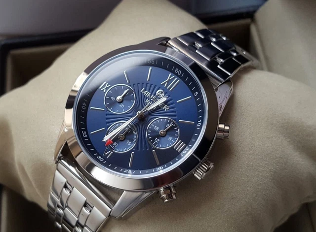 Voyager Orologio Uomo Cronografo Quarzo Miyota - Cassa Acciaio 316L, Vetro Zaffiro, Tachimetro, 10ATM - MIYEN MUNICH