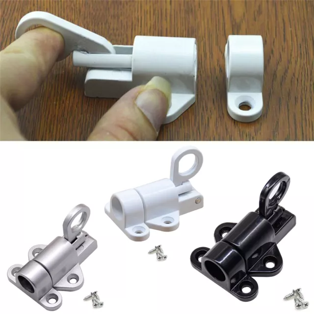 Automatic Door Latch Sprung Ceiling Loft Hatch Lock Catch Tool Aluminium Alloy