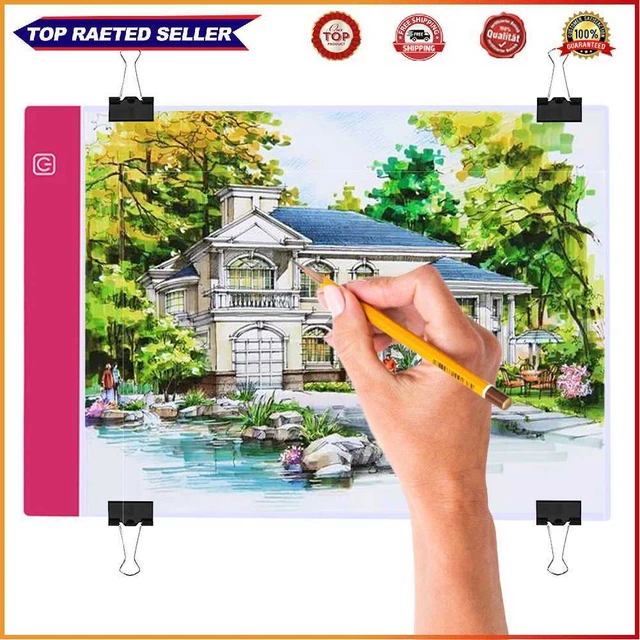 DiamondDIY pintura A4 LED almohadilla de luz LED tablero de dibujo tablero de copia juego de herramientas