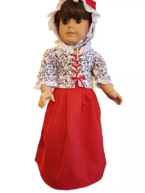 Molly's Red Striped Pajamas 18 Doll Clothes for American Girl Dolls