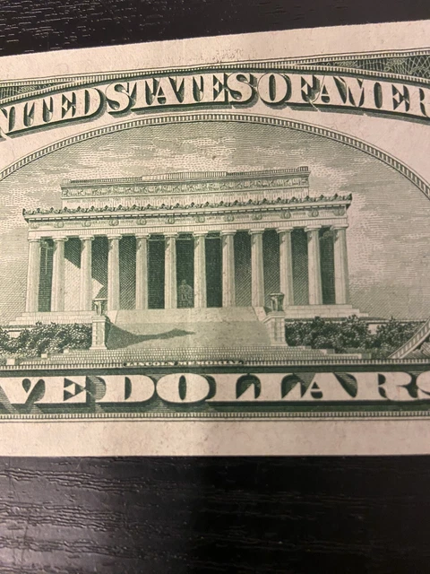 Series 1934 D $5 Five Dollar Silver Certificate Blue Seal   F 2078 9