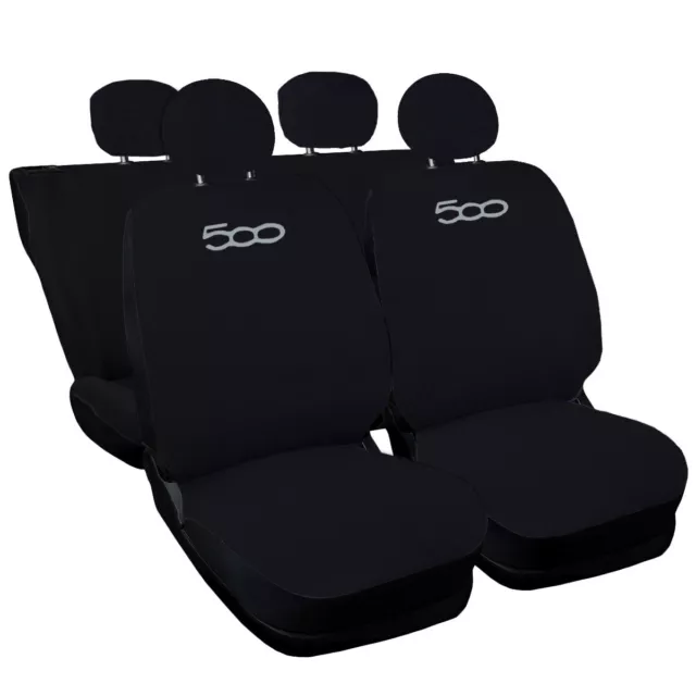 COPRISEDILI FODERINE SU MISURA IN ECOPELLE PER FIAT 500 LOUNGE STILE ITALIA  - L'Accessorauto SRLS