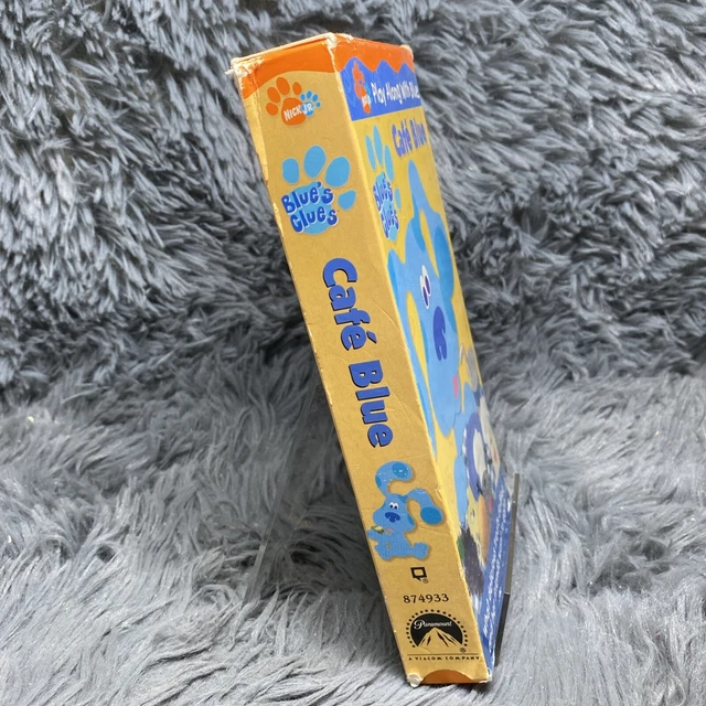 Math Blue Clues Store BLUES CLUES CAFE Blue VHS 2001 Nickelodeon Math Restaurant Vocabulary ...