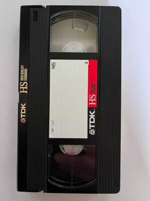 TDK HS 180min/3 hour VHS Video Tape (Used)