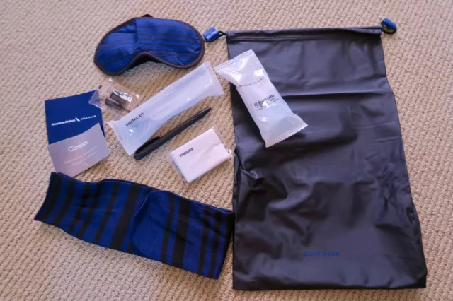 NEW American Airlines Cole Haan Business Class Amenity kit Toiletries Travel