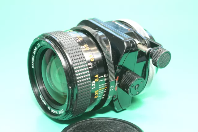 Canon FD TS 35mm f2.8 S.S.C Tilt Shift Objektiv LINSEN TOP 2J.Gewährl./Händler
