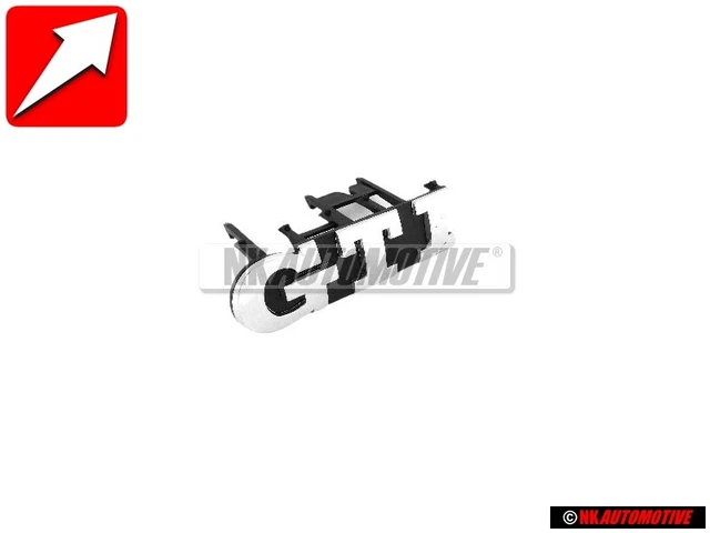 Genuine VW GTI Front Grill Badge Emblem Chrome - 1J6853679C