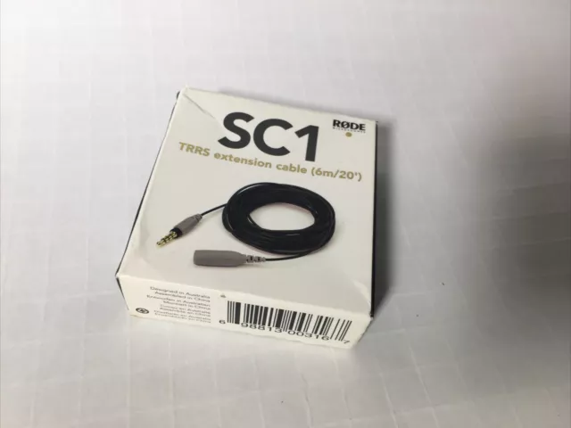 Rode SC1 TRRS 6m Extension Cable For SmartLav+