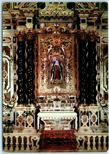 18th century alter with black porphyry columns, Basilica di San Biagio - Italy