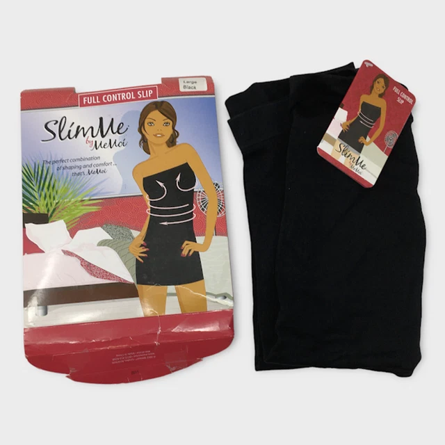 SLIMME BY MEMOI Full Control Slip Shaper L Black Strapless Shapewear NIP £11.38 - PicClick UK