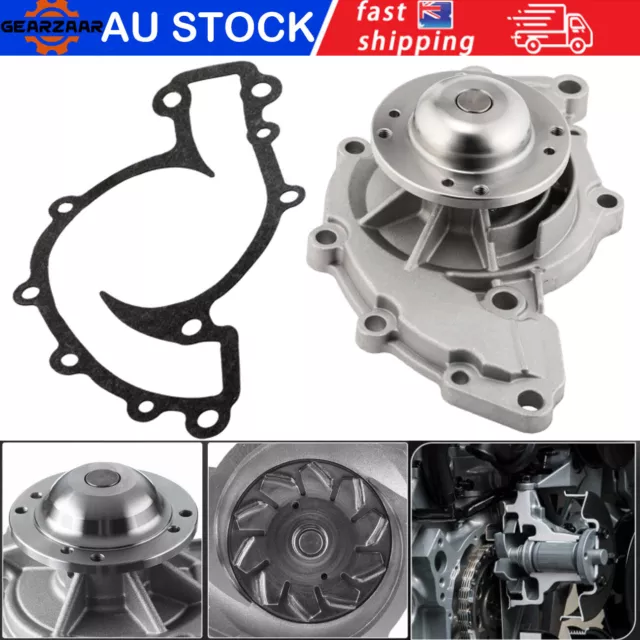 Water Pump + Gasket for Holden Commodore VX VY VR VS VN VP VT VU Statesman 3.8L