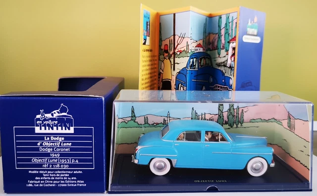 Voiture Tintin 1/24 – Objectif Lune – Coronet Sbrodj Hachette – NEUVE Avec Livret