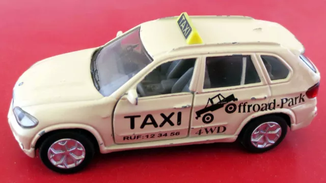 Siku BMW X5 4,8i E70 Taxi 1491 1/55 Geländewagen SUV Off Road Park 1:55 1/55