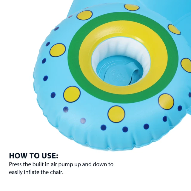 Inflatable Babywith Built In Air Pump Soft And Protective Toddler Chair For