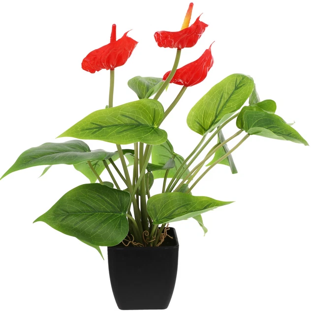 Lirios artificiales de cala bonsái plantas imitadas planta en maceta artificial