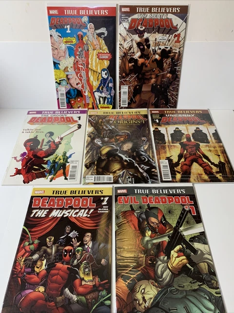 Deadpool True Believers Lot (Marvel)