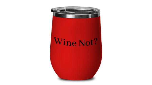 Vaso de vino tinto