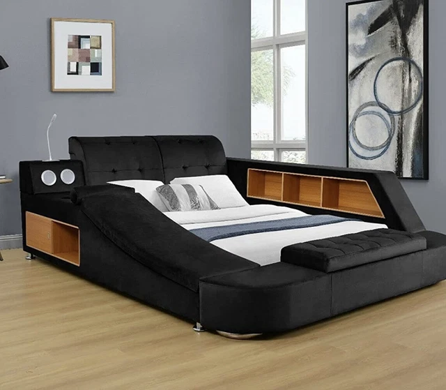 LUXURY SMART BED multifunction KING, SUPER KING SIZE STORAGE BED