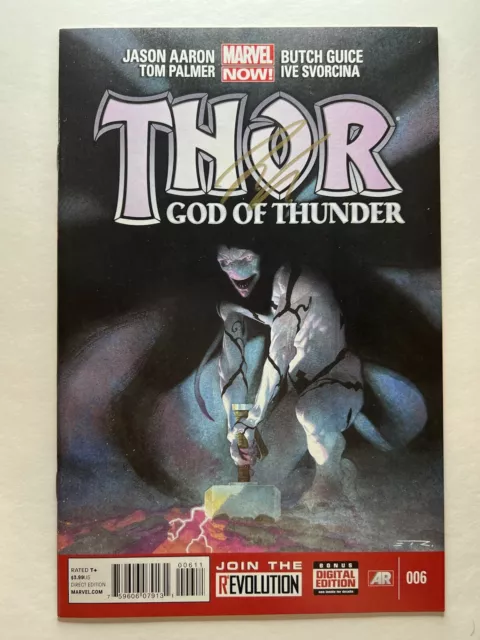 Thor God of Thunder 6 ~1st~ Signed Jason Aaron Knull Symbiote  Marvel 2013