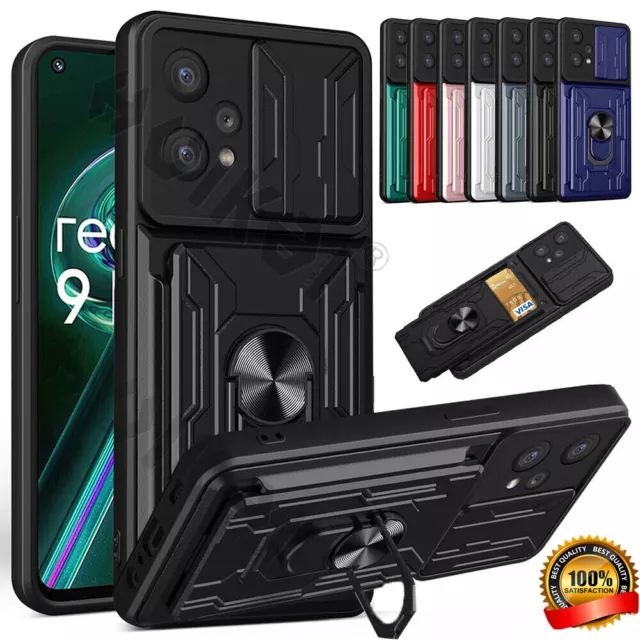 Coque Pour OPPO A94 A74 A73 A72 A54 A53 A16 A9 étui Armure Porte-Cartes Antichoc