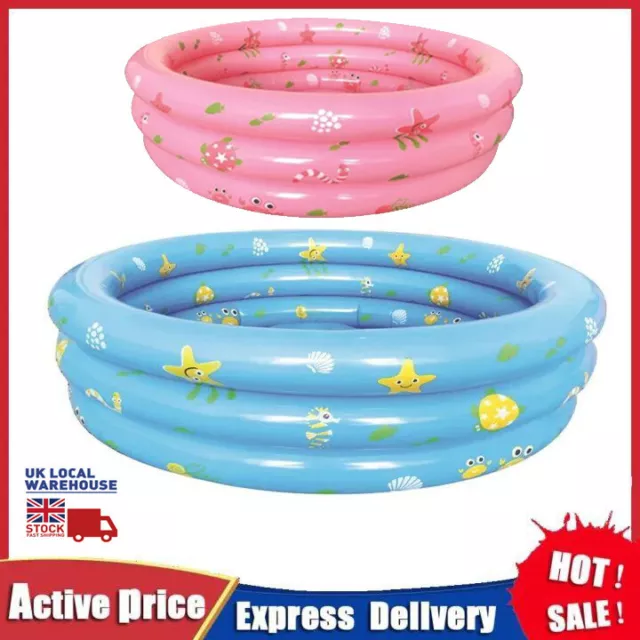 Kids Swimming Pool Inflatable Paddling Pool Inflatable Pool 3 Rings Paddling