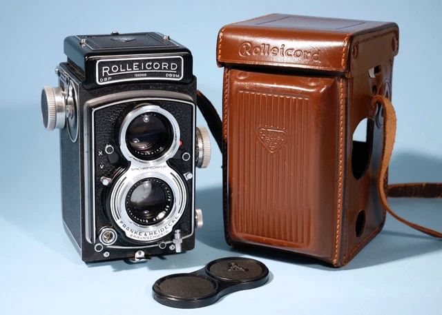 Cámara fotográfica Rolleicord Va tipo 2 TLR Xenar f/3,5 lente * como nueva y en pleno funcionamiento