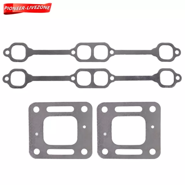 Exhaust Gasket manifold 39880 For mercruiser 5.0 mpi 5.7 350 elbow kit