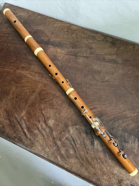 Antique Boxwood Wooden Flute