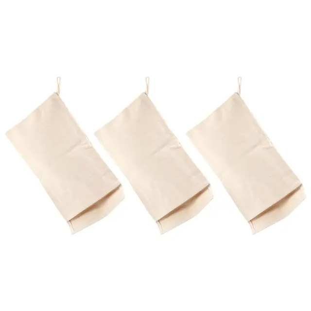 3 Pieces Canvas Ice Bag Bartender Tool Crush Ice Bag for