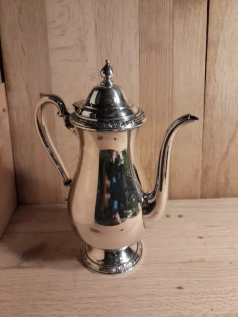 Vintage Antique Silver Tea Pot Camille Brand #6001 International Silver Co.