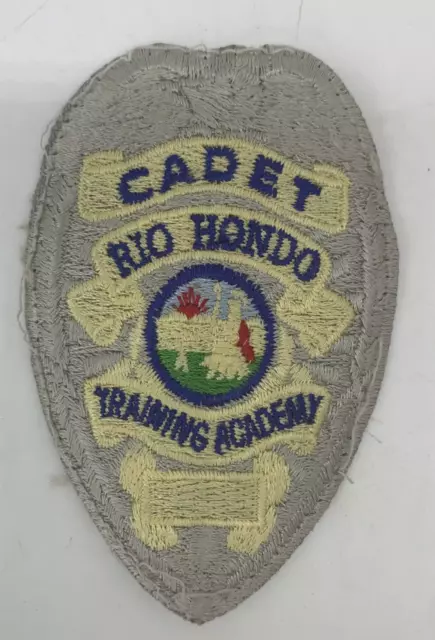CALIFORNIA RIO HONDO Training Academy Cadet Patch White Embroidered