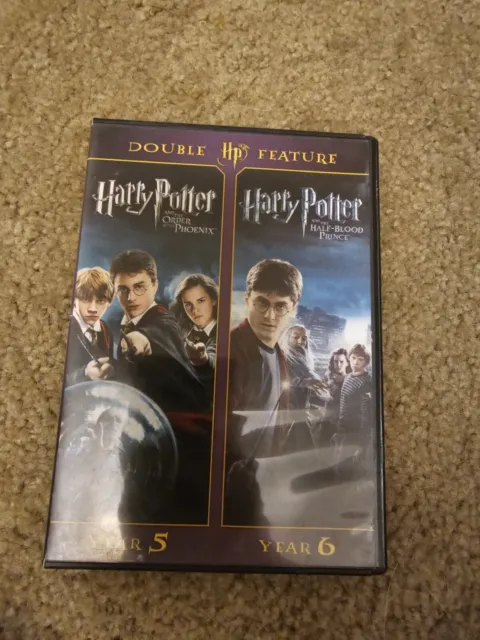 Harry Potter Double Feature Year 5 Year 6 Dvd 2012 200 Picclick