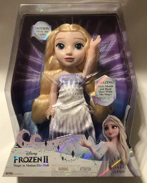 Disney Frozen 2 Magic In Motion Queen Elsa Feature Doll! Free Shipping!