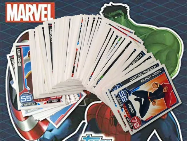 TOPPS MARVEL HERO ATTAX - SERIES 3 - BASE CARDS  (ANY 7 FOR 99p)