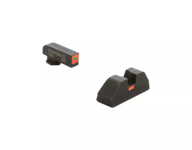 AmeriGlo Combative Action GL-607 tritium night sight - Glock 42 43 43X 48