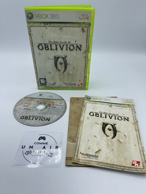 Jeu The Elder Scrolls IV: Oblivion - Xbox 360 - Version PAL FR Complète (boîte, Notice) - Bon état