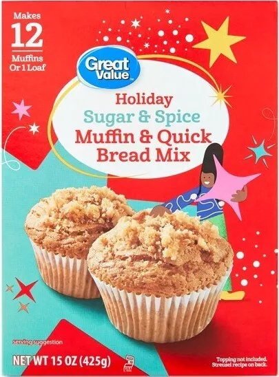 Miscela da forno Holiday ""Sugar & Spice"" muffin & Quick Bread Mix 425 gr da USA