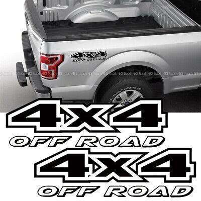 2X 4X4 Off Road Graphic Vinyl Decor Decal Sticker Fit For Car Side Body Tailgate