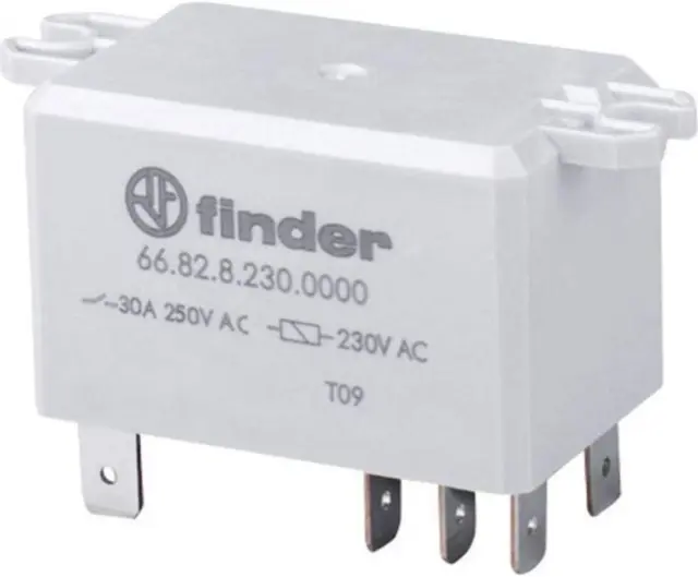 Finder Relay 66.82.9.024.0000 - Plug in, 30A, 24V DC Coil, 30A, DPDT New
