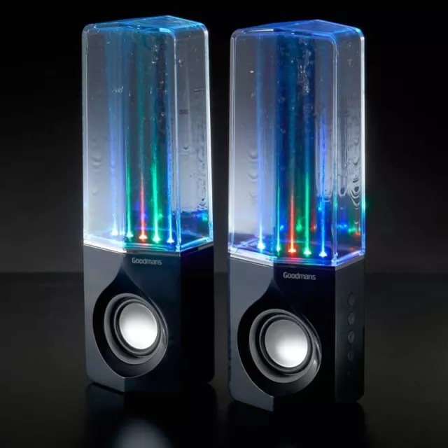 Paire D'enceinte Lumineuse Jet Eau Bluetooth Summer 2021